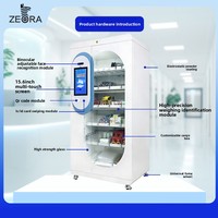 Gabinete de Oficina Inteligente de Doble Puerta con 33 Cajones, Estilo Chino, Dispensador de Consumibles de Papelería para Empresas y Escuelas