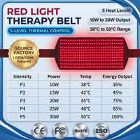 Terapi Cahaya Merah Inframerah Genggam 300 LED Besar, Pembalut Pemanas Tubuh, Kepala, Kaki 80x36cm, Sabuk Bantalan Konvertibel untuk Kuda, Anjing, Manusia