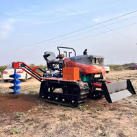 Tracteur chenillé chinois mini 15 CV, 25 CV, 35 CV pour rizières / vergers