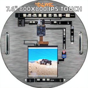 หน้าจอ IPS TFT LCM ขนาด 7.6 นิ้ว 800x800 แบบสี่เหลี่ยมจัตุรัส อินเทอร์เฟซ MIPI ความสว่าง 1000 นิต พร้อมแผงสัมผัสแบบ Capacitive - Product Image 2