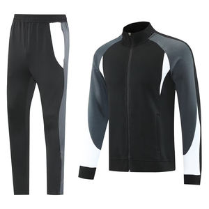 25-26 Hochwertige Long Pull Round Neck Sportswear Großhandel Schnellt rocknende atmungsaktive Sportswear mit Hosen Set - Product Image 4