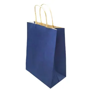 Kingwin 맞춤형 테이크 아웃 식품 가방 패션 쇼핑백 브라운 크래프트 종이 가방