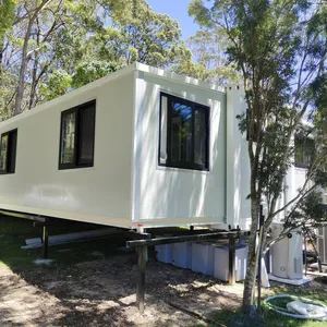 Estructura de marco de acero de 40 pies, casa contenedora extensible, casa contenedora extensible de Australia para doble cara abierta