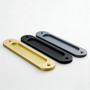 Punch-free Sliding <strong>Door</strong> Self-Adhesive Handle for Kitchen Window Glass <strong>Doors</strong> Double-Sided Adhesive Paste Modern Simplicity Design - Product Image 1