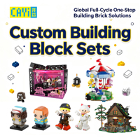 Bloques de Construcción Personalizados de Fábrica CAYI, Piezas ABS Compatibles con Bloques de Construcción, Ladrillos de Construcción DIY MOC, Ladrillos OEM