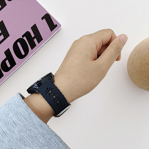 20mm Multi-colori fiori cavi cinturino in pizzo in Silicone per <span class=keywords><strong>Samsung</strong></span> Smartwatch cinturino in gomma - Product Image 5