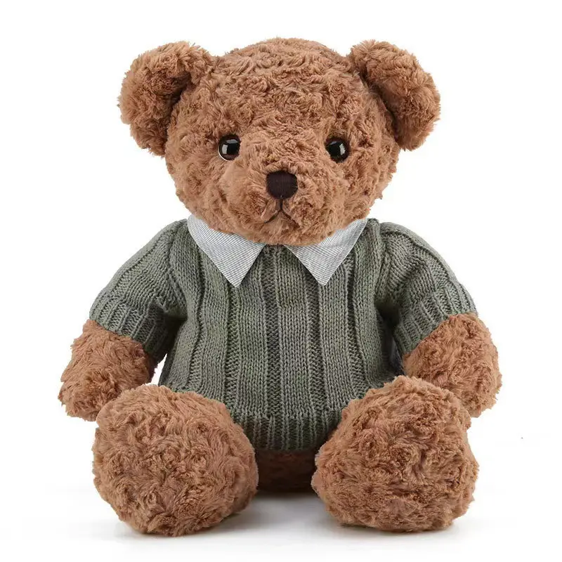 Groothandel Op Maat Zacht Pluche Teddybeer Baby Knuffeldier Speelgoed Met Pp Katoen Gepersonaliseerde Knuffelbeer