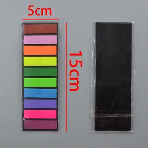 Marque-pages autocollants en PET imperméables, notes adhésives en plastique avec languettes fléchées, indicateurs de page faciles à utiliser - Product Image 2