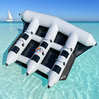 Bateau banane pour 10 passagers Whale Ride 18' Léger comme l'air Bateaux Island Hopper Whale Rider Classe Elite Bateau banane commercial robuste