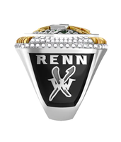 Bague de championnat sportive personnalisée en alliage de haute qualité - Football, basketball, hockey sur glace, bague trophée de ligue