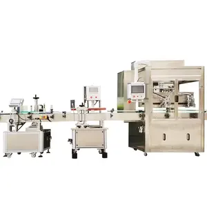 Orange/Apple & Grape Juice Production Line with Electric Filling & Capping for Beverages Chemicals Oil-PLC Motor Core Components