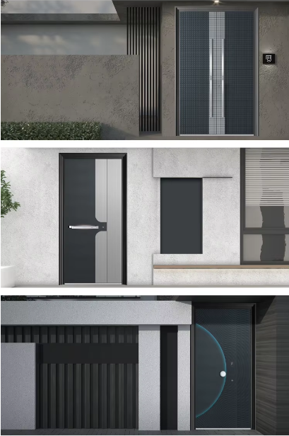 Cast Aluminum DoorHigh End Fireproof Entrance Door · image 6