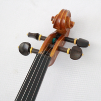 Violon professionnel en bois d'épicéa, fabriqué à la main, avec archet et étui