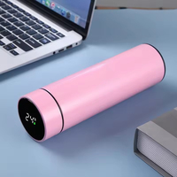 Thermos intelligent à double paroi en acier inoxydable avec mesure numérique de la température, isolation thermique de 6 à 12 heures, tactile