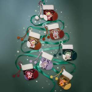 POP MART Promise, <span class=keywords><strong>Solo</strong></span> Artículos Auténticos, Serie Apple of My Eye - Mini Bolsa Sorpresa, Adorno Navideño para Calcetines - Product Image 3