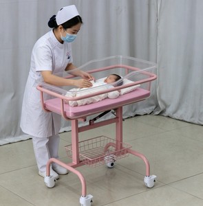 Tinalu GH1131, chariot hydraulique de luxe pour bébé, destiné aux salles d'accouchement des hôpitaux et aux centres de soins post-partum pour les nouveau-nés - Product Image 6