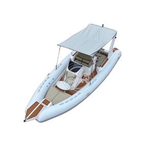 CE Hedia Patrol DL760 Aqua <span class=keywords><strong>Marina</strong></span> bote inflable motor eléctrico casco rígido bote inflable para la venta - Product Image 4