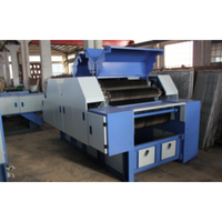 Machine à ouvrir à double rouleau pour la laine/le cachemire, élimine les poils grossiers et les impuretés, produit des fibres moelleuses