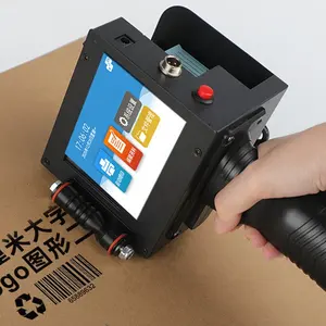 Nieuwste 50Mm Afdrukken Hoogte Handjet Portable Hand Held Vervaldatum Printer Code Dater Inkjet Handheld Printer