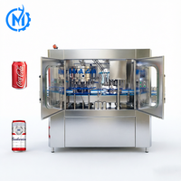Machine automatique isobare de remplissage et de scellage de canettes en aluminium pour bière, soda et boissons gazeuses