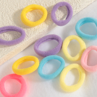 Lot de 60 élastiques à cheveux en caoutchouc pour femmes, filles, adolescentes, bébés et enfants – Adorables cercles élastiques en nylon pour cheveux
