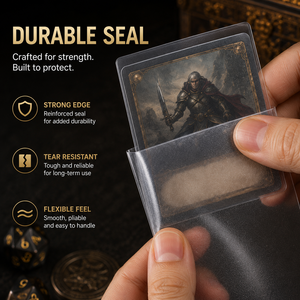 20 pochettes transparentes givrées en PP pour cartes, à bord plat, <span class=keywords><strong>film</strong></span> double couche pour cartes de visite sans logo et avec protection - Product Image 4