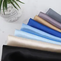 Satin Fabric Satin Colourful Stock Silky Satin Fabric 100% Polyester Silk Satin Lining Fabric With Soft Hand Feeling