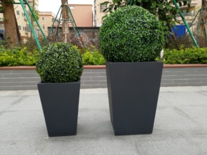 Vaso da Fiori Quadrato in <span class=keywords><strong>Cemento</strong></span> per Esterni, Leggero e Resistente, Vendita Diretta dalla Fabbrica - Product Image 6