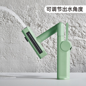 Jboyun Basin Faucet Single Handle Ceramic Valve Core Pull Out <b>Spray</b> Deck <b>Mounted</b> Sink Tap - Product Image 4