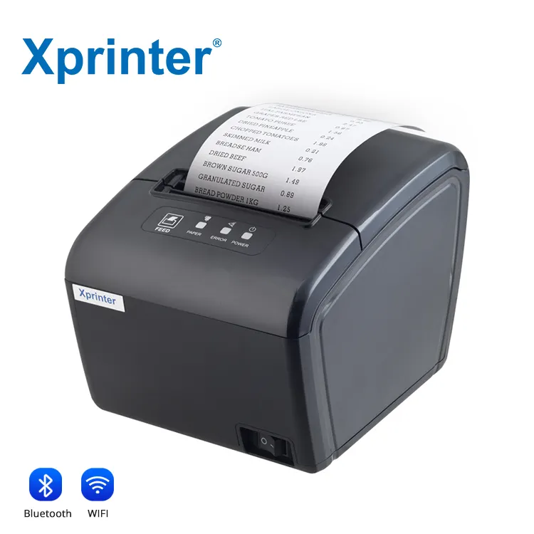 OEM 잉크 없는 프린터 XP-S200M 블루투스 80mm 영수증 프린터 POS 프린터 프린터