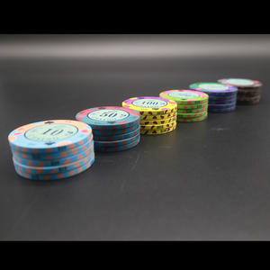 Fichas de Póker de Cerámica Híbrida Personalizadas con Logotipo de Casino, Sublimación Profesional, Baratas al por Mayor - Product Image 6