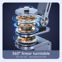 FEIXIANG X62 Support de téléphone et de tablette en alliage d'aluminium réglable Rotation à 360 ° avec base de serrage directement de l'usine