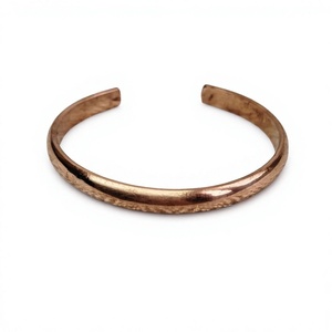 Elegant Pure <b>Copper</b> Cuff <b>Bracelet</b> Handmade Artistic Jewelry For Office Casual Party Stylish Wear - Product Image 1