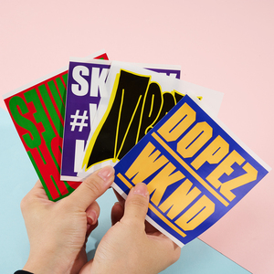 Tùy chỉnh chết cắt Vinyl Holographic vỏ trứng dán chất kết dính mạnh mẽ cho nến thủ công khung ảnh tùy chỉnh thiết kế Graffiti - Product Image 5