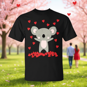 T-shirt promotionnel Saint-Valentin Cœur d'amour Animal - Product Image 3