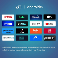 TV Pintar Layar Besar Tanpa Bingkai 65 Inci 4K Slim UHD Ultra-tipis LCD LED HDR10 QLED WIFI dengan Android Google Webos