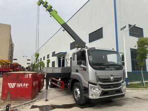 รถบรรทุกติดเครน Foton จากโรงงาน 4x2  4 ตัน 5 ตัน 6 ตัน รถเครนไฮดรอลิกแบบแขนยืดได้ ลดราคา - Product Image 3