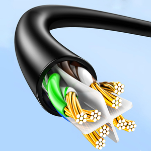 <span class=keywords><strong>Cable</strong></span> de Red SAMZHE Cat6 de 5Gbps, <span class=keywords><strong>Cable</strong></span> LAN de Cobre con Aislamiento de PVC para PC, Laptop, <span class=keywords><strong>Internet</strong></span> y Monitoreo de Redes - Product Image 2