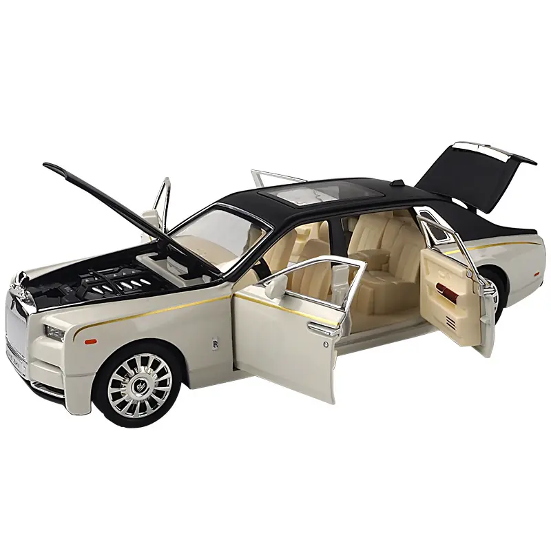 1 to 24 Diecast Model Cars Open Door Die Cast Car Metal Rolls Royce Diecast Phantom Car Model