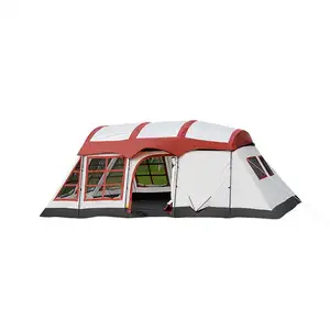 가족 야외 캠핑 방수 최고의 자동 오픈 1-2 명 텐트