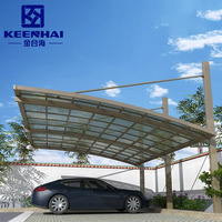 Abri de stationnement pour voiture simple et double professionnel / design moderne imperméable