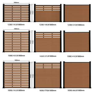 Treillis de clôture et portails Panneaux de clôture extérieurs en Wpc 140 Mm Foshan - Product Image 2