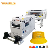 Impresora Automática DTF para Camisetas de 30cm, Impresora de Inyección de Tinta DTF para Ropa, Impresora de Película PET A3, Máquina de Impresión de Doble Cabezal XP600 I3200 con Horno