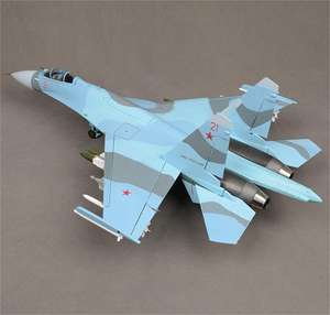 1/32 Échelle <span class=keywords><strong>SU</strong></span>-<span class=keywords><strong>27</strong></span> Heavy-Duty Jouet Fighter Jet Vente Chaude Simulation Modèle D'avion Décoration De La Maison Nouveauté Creative - Product Image 4
