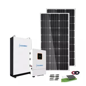 Energy Storage System Solar Panel/Lithium Battery/Inverter Built In MPPT ESS All In 1 System 5KWh/10KWh/30KWh 12V/24V/48V 100A