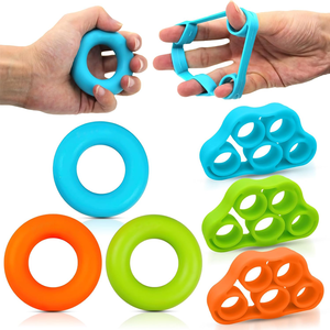 Chất Lượng Cao Silicone Nhẫn Ngón Tay Cáng Exerciser Huấn Luyện Viên Cho Sức Mạnh Cơ Bắp Tay Grip Exerciser Cho Tay Tập Thể Dục - Product Image 1