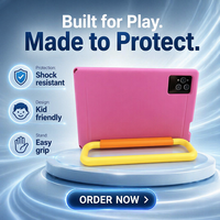 Nouvelle tablette pour enfants HYRS 10,1 pouces avec contrôle parental, uniquement Android 14, 12+512 Go, applications éducatives préinstallées, mode de protection des yeux