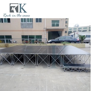 Modular <b>Stage</b> <b>Platform</b> Aluminum Smart <b>Stage</b> Portable <b>Stage</b> Kit Mobile <b>Stage</b> <b>Platform</b> with Aluminum <b>Stage</b> Riser and Slope - Product Image 5