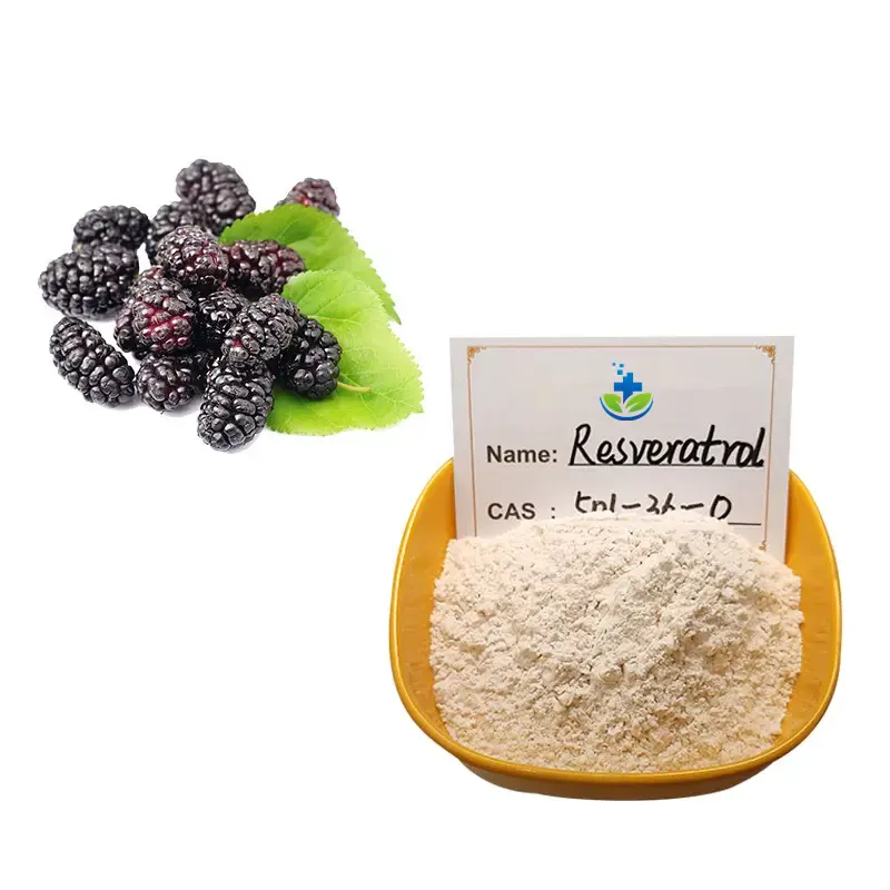 Natural Skin Whitening Resveratrol Extract Supplement Bulk Organic Resveratrol Powder