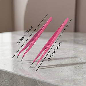Pince à épiler pour extensions de cils en acier inoxydable super solide de qualité durable, à pointe fine et lisse, marque privée, vente en gros - Product Image 4